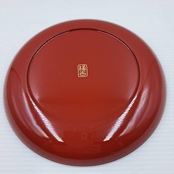 Amazon.co.jp: たち吉 漆器 京洛 春秋柄/桜紅葉 銘々皿 朱 5枚